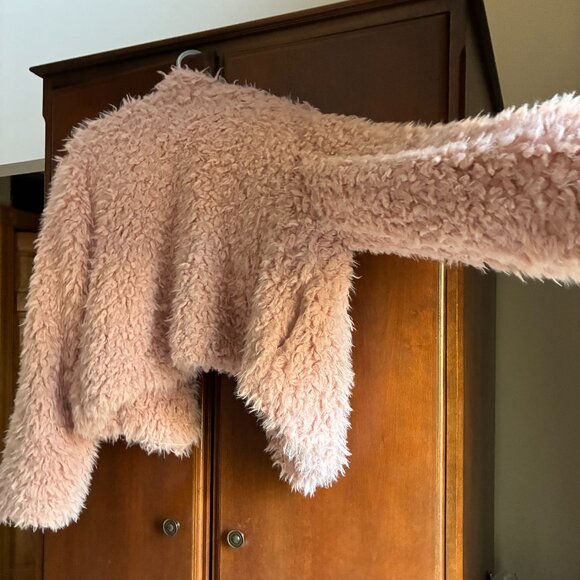 Selfie Pink Fuzzy Jacket - Picture 7 of 9